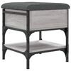 vidaXL Zapatero madera de ingenier&iacute;a gris Sonoma 42x42x45 cm