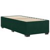 vidaXL Estructura de cama sin colch&oacute;n terciopelo verde oscuro 80x200cm