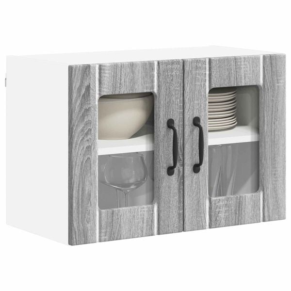 vidaXL Mueble de Cocina 2 pcs Gris Sonoma 60 x 31 x 40 cm