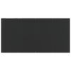 vidaXL Juego de comedor de jard&iacute;n 5 piezas rat&aacute;n PVC negro