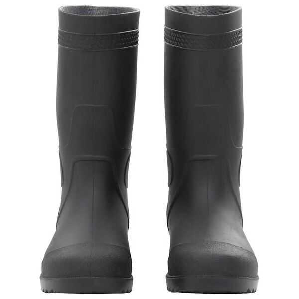 vidaXL Botas de agua negro n&uacute;mero 39 PVC