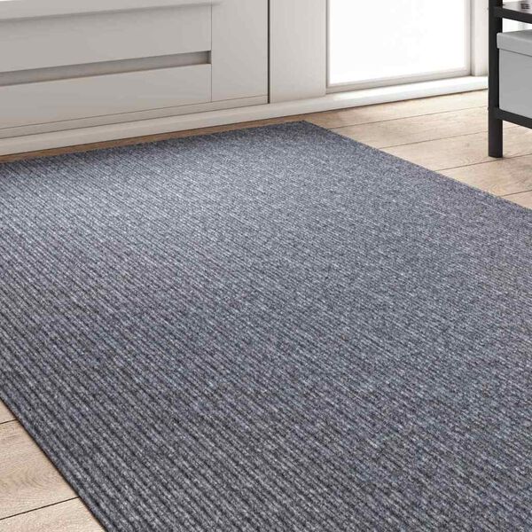 vidaXL Runner de Alfombra Gris Claro 100 x 300 cm tela