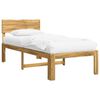 vidaXL Estructura de Cama Individual con Cabecera ROSTOCK Blanco