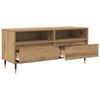 vidaXL Gabinete de TV con cajón Roble artesanal 100 x 34,5 x 44,5 cm