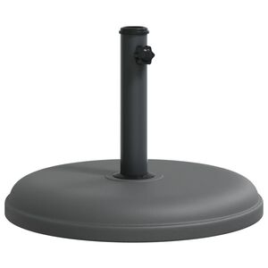 vidaXL Base de sombrilla redonda para palos de &Oslash;32/35/38 mm 15 kg
