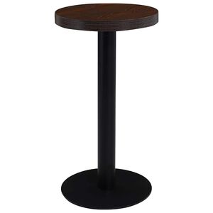 vidaXL Mesa de bistr&oacute; MDF marr&oacute;n oscuro 40 cm
