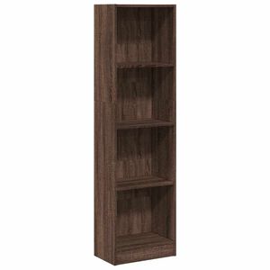 vidaXL Estanter&iacute;a de madera de ingenier&iacute;a marr&oacute;n roble 40x24x143 cm