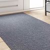 vidaXL Runner de Alfombra Gris Claro 80 x 200 cm tela