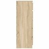 vidaXL Cajonera de madera contrachapada roble Sonoma 60x36x103 cm