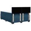 vidaXL Cama box spring con colch&oacute;n terciopelo azul oscuro 140x200 cm