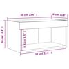 vidaXL Mueble para TV con luces LED blanco 60x30x30 cm