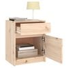 vidaXL Mesita de noche madera maciza de pino 40x31x50 cm