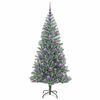 vidaXL &Aacute;rbol de Navidad Artificial Nevado con Luz LED Verde y 180 cm