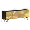 vidaXL Mueble de TV de madera maciza de mango 130x30x45 cm