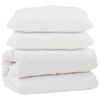 vidaXL Edred&oacute;n con almohada 3 uds. Microfibra