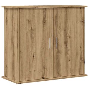 vidaXL Soporte para acuario de roble artesanal, 81 x 36 x 73 cm, madera de ingenier&iacute;a