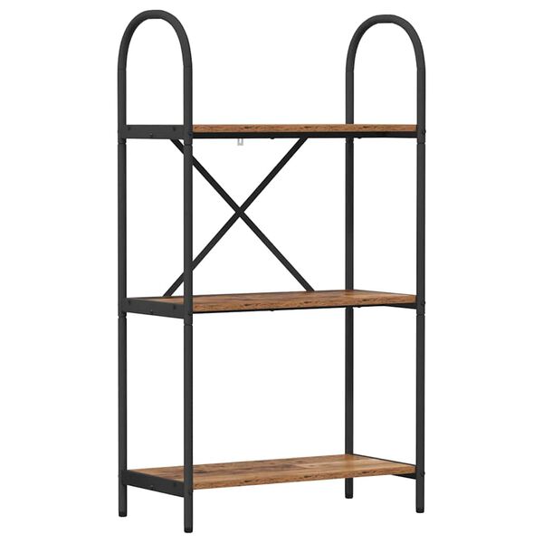 vidaXL Estante de libros Madera vieja 60 x 30 x 109 cm