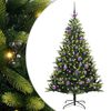 vidaXL &Aacute;rbol de Navidad Artificial Articulado 150 LEDs Verde 150 cm