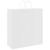 vidaXL Bolsas de papel con asas 50 uds blanca 45x17x48 cm