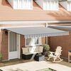 vidaXL Toldo retr&aacute;ctil autom&aacute;tico gris antracita y blanco 400x300 cm