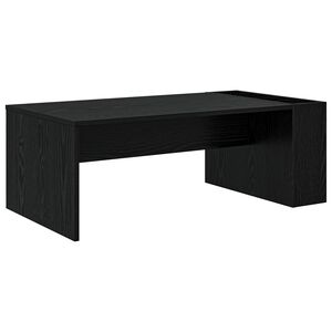 vidaXL Mesa de Caf&eacute; Roble Negro 95 x 50 x 34 cm Madera de ingenier&iacute;a