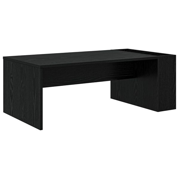 vidaXL Mesa de Caf&eacute; Roble Negro 95 x 50 x 34 cm Madera de ingenier&iacute;a