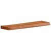 vidaXL Estantes de pared 2 unidades 60x20x3,5 cm madera maciza acacia