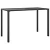 vidaXL Mesa de comedor para jard&iacute;n acero gris antracita 110x54x70 cm