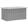 vidaXL Caja de almacenaje para jard&iacute;n gris 129x67x65 cm