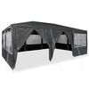vidaXL Carpa de Fiesta Antracita y Blanco 600 x 400 x 266 cm