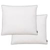 vidaXL Almohadas 2 uds relleno plum&oacute;n/plumas 70x60 cm blanco