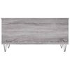 vidaXL Mesa de centro madera contrachapada gris Sonoma 90x44,5x45 cm