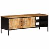 vidaXL Mueble de TV madera maciza de mango rugosa 110x35x40 cm