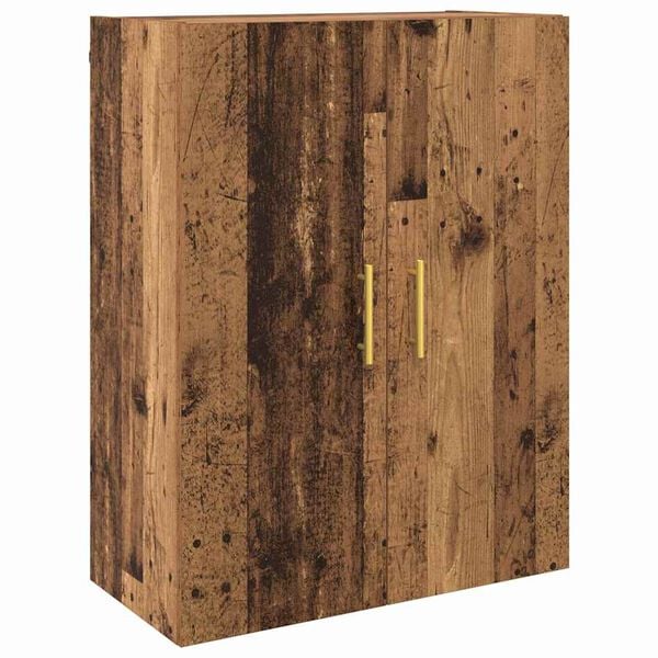 vidaXL Armario de Pared Madera vieja 69,5 x 34 x 90 cm