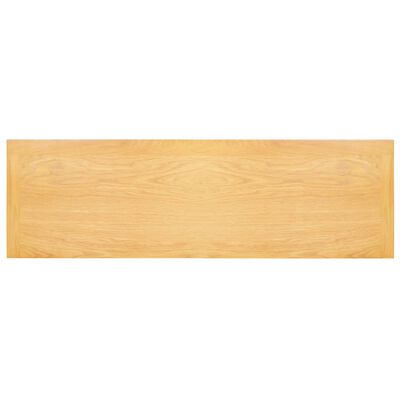 vidaXL Aparador de madera maciza de roble 110x33,5x70 cm
