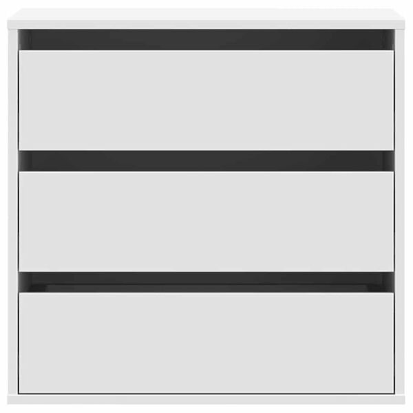 vidaXL Cajonera de esquina madera de ingenier&iacute;a blanca 60x41x58 cm