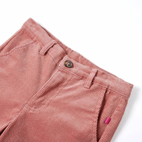 Pantalón infantil pana rosa envejecido 104