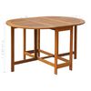 vidaXL Set comedor de jard&iacute;n plegable 5 piezas madera maciza de acacia