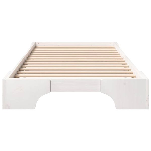 vidaXL Estructura de cama 80 x 220 cm Madera de pino macizo