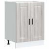 vidaXL Mueble bajo de cocina porto gris sonoma madera reconstituida