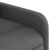 vidaXL Sill&oacute;n de masaje el&eacute;ctrico reclinable elevable tela gris oscuro