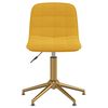 vidaXL Sillas de comedor giratorias 2 uds terciopelo amarillo mostaza