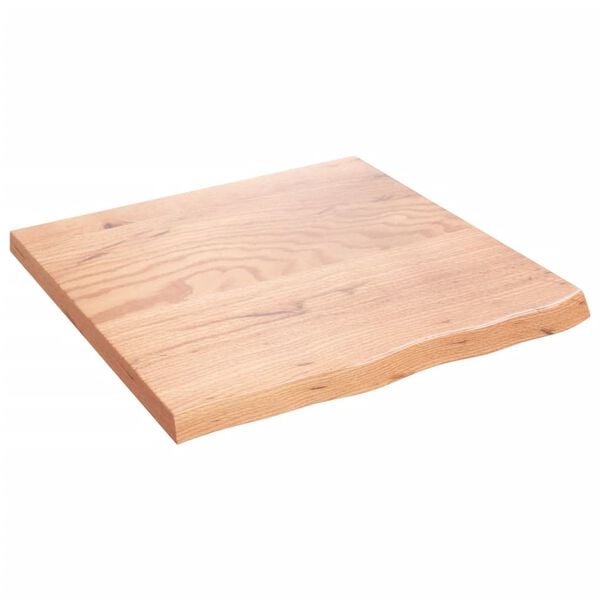 vidaXL Estante pared madera roble tratada marrón claro 60x60x(2-4) cm