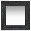 vidaXL Espejo de pared estilo barroco negro 40x40 cm