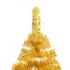 vidaXL &Aacute;rbol de Navidad preiluminado con luces y bolas dorado 150 cm
