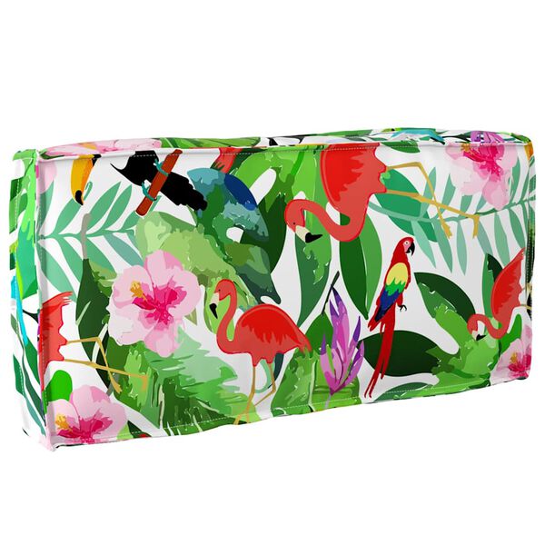 vidaXL Coj&iacute;n Floral Multicolor 80 x 40 x 12 cm Tela Oxford