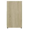 vidaXL Armario de ba&ntilde;o madera contrachapada color roble 60x33x61 cm