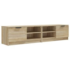 vidaXL Mueble para TV 2 pzas madera contrachapada roble 80x35x36,5 cm