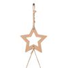 vidaXL &Aacute;rbol de Navidad colgante con estrella en la punta, 74 x 150 cm, rama natural