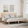 vidaXL Cama extralarga sin colch&oacute;n madera maciza 180x220 cm